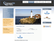 Tablet Screenshot of maine.campusrn.com